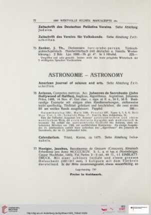 Astronomie - Astronomy (Nr. 76 - 85)