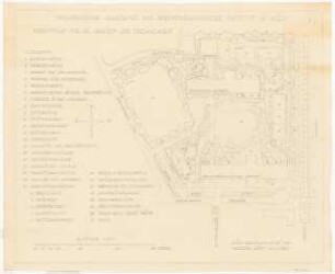 Gartenanlage Pädagogische Akademie Köln: Vorentwurf für die Garten- und Freianlagen 1:500