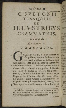 C. Suetonii Tranquilli De Illustribus Grammaticis Liber