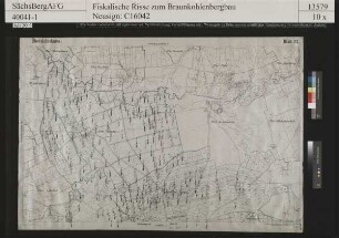 Resultate der Bohrungen der Deutsch-Österreichischen Bergwerksgesellschaft in der Gegend von Borna; Fluren Großzössen, Kleinzössen, Haubitz, Gestewitz, Eula, Brauswig, Witznitz, Kesselshain, Dittmannsdorf, Lobstädt, Borna und Altstadt Borna