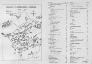 Lageplan Universität des Saarlandes