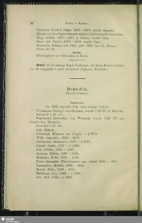 Brandis (Ephorie Grimma)