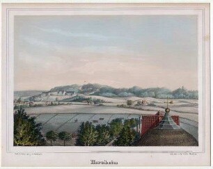 "Hornheim vom Thurme der Felsenhalle"