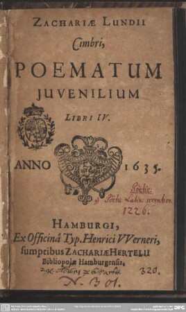 Poematum juvenilium libri IV