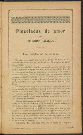 Las confidencias de un reloj