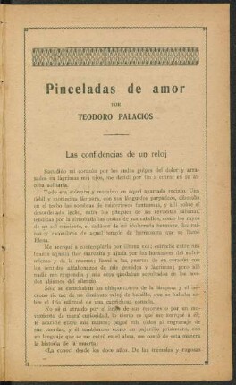 Las confidencias de un reloj