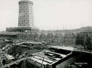 Kraftwerk Thalheim bei Bitterfeld, Deutschland, 1940