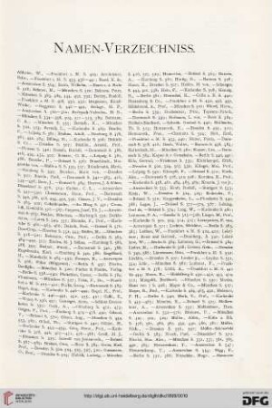 Namensverzeichnis