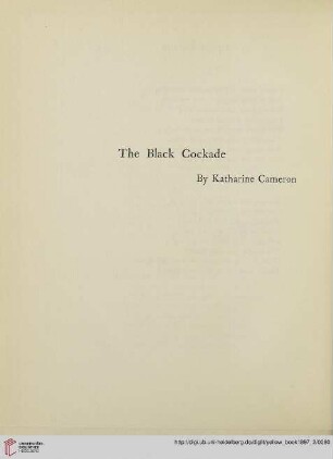 Plate: The Black Cockade by Katherine Cameron