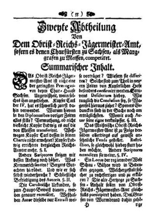 Summarischer Inhalt.