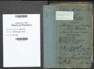 Heusler, Conrad geb. 22.12.1826; Geheimer Bergrat; ausgeschieden 1897; Prüfungs- u. Personalakten Band 2
