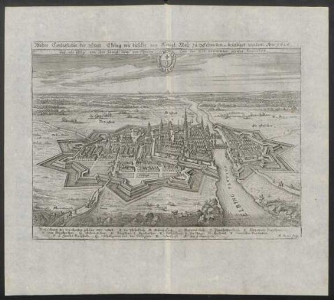 Wahre Contrafactur der Statt Elbing ... Anno 1626.