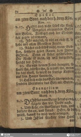 [Am dritten Sonntage nach den heiligen drey Königen]