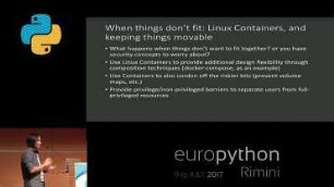 Infrastructure design patterns with Python, Buildbot, and Linux Containers