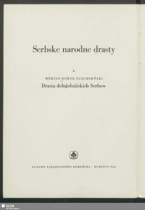 4: Die Tracht der Niederlausitzer Sorben