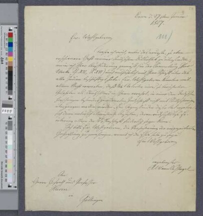 Brief an Arnold Heeren