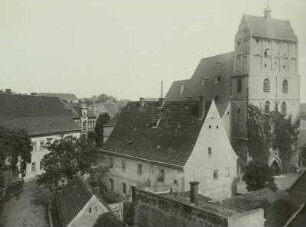 Borna, Stadtkirche St. Marien : Borna. Stadtkirche St. Marien und Superintendentur