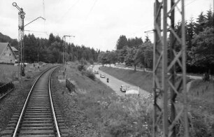 Titisee: Strecke vor Titisee