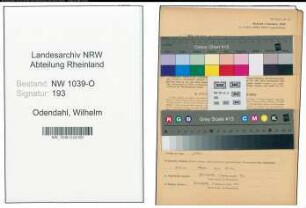 Entnazifizierung Wilhelm Odendahl , geb. 06.02.1917 ()