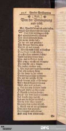 (XIII.) Von der Verläugnung unser selbst.