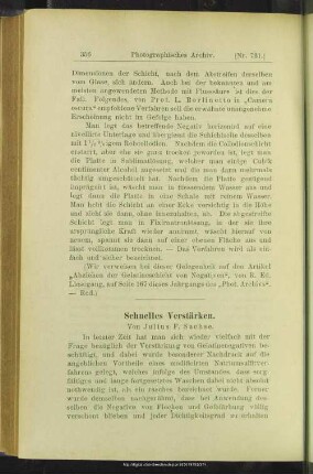 Schnelles Verstärken