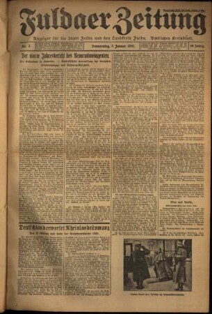 Ausgabe vom Donnerstag, den 03. Januar 1929.