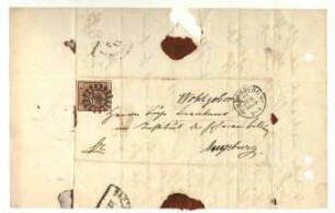 Drei Briefe von Franz Adler, Würzburg, und ein Brief von Ludwig (Louis) Carl Georg Brentano an Lujo Brentano