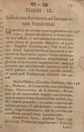 Thesis IX. Sufficientia Attritionis ad Sacramentum Poenitentiae.