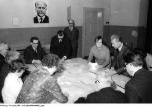 Kommunalwahl, Stimmenauszählung, 22. März 1970