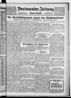 Dortmunder Zeitung. 1874-1939