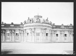 Potsdam, Schloss Sanssouci, Mittelbau.