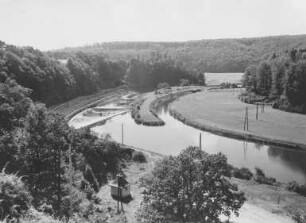 Wehr und Schleusenanlage Kirschhofen/Lahn