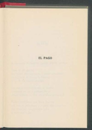 El pago