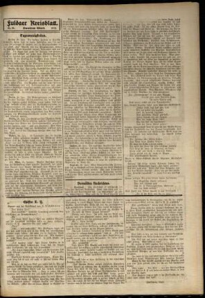 Zweite Ausgabe vom Donnerstag, den 30. Januar 1913.