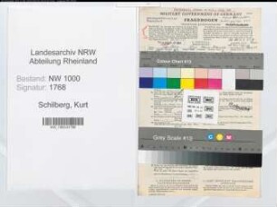 Entnazifizierung Kurt Schilberg, geb. 22.09.1922 (Postbeamter)