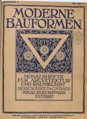 Moderne Bauformen Heft 11 1911