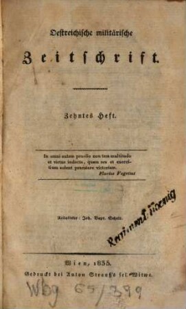 Oestreichische militärische Zeitschrift. 1835, 10/12