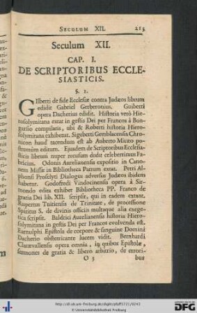 Seculum XII.