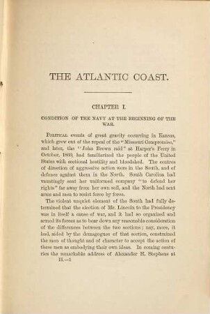 The Atlantic coast