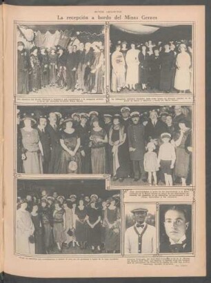La recepción a bordo del Minas Geraes [Fotografías]