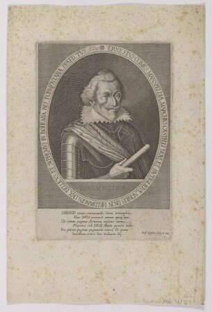 Bildnis des Ernestvs Comes Mansfeldiae