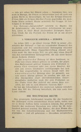 Die Weltpresse heute