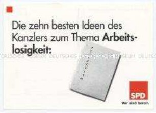 Wahlwerbung der SPD zur Bundestagswahl 1998
