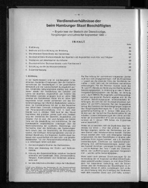 Verdienstverhältnisse der beim Hamburger Staat Beschäftigten : Ergebnisse der Statistik der Dienstbezüge, Vergütung und Löhne für September 1968
