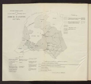 SCHETSKAART van het AANGENOMEN STROOMGEBIED der ZUIDER ZEE NA AFSLUITING.