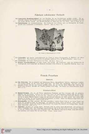 Fabrikate unbekannter Herkunft (Nr. 563-567)