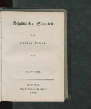 Theil 10 = [9], Theil 2: Briefe aus Paris 1830 - 1831