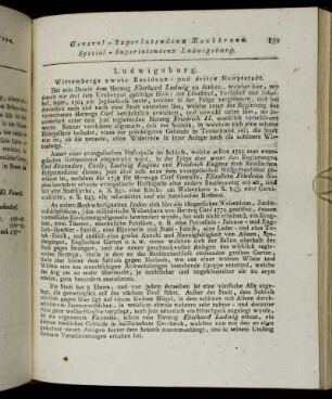 Special-Superintendenz Ludwigsburg.