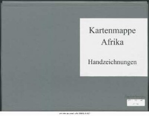 Mittleres Nordafrika. Reisen von Barth, Vogel, Overweg, Richardson, Rohlfs : Handzeichnungen : Kartensammlung