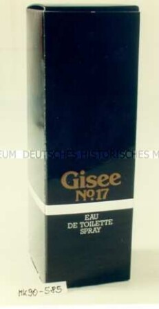 Verpackung für EAU DE TOILETTE SPRAY "Gisee No. 17"